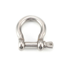 Bow shackle for sunshade sail