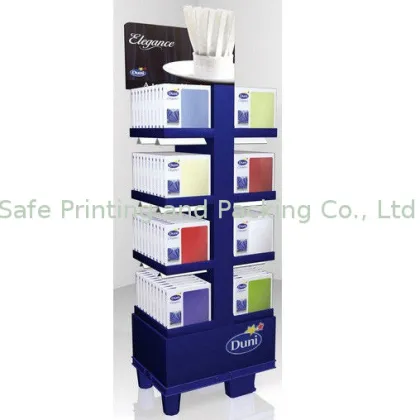 Lattice Durable Cardboard Magazine Display Shelf For Books / Magazines