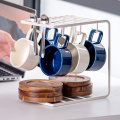 Minimalism Nordic Coffee Cup and Saucer Ceramic Tazas de Cafe Tea Cups Set of 12 Pieces Porcelain