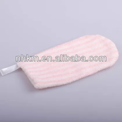Nylon body massage glove