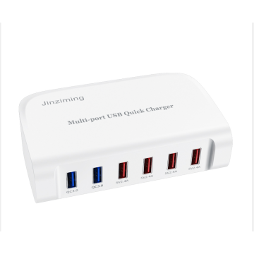 Carregador doméstico USB com adaptador multi USB de 6 portas