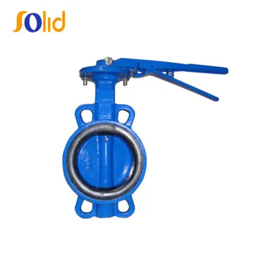 Ductile Iron DIN3354 Wafer Type Butterfly Valve