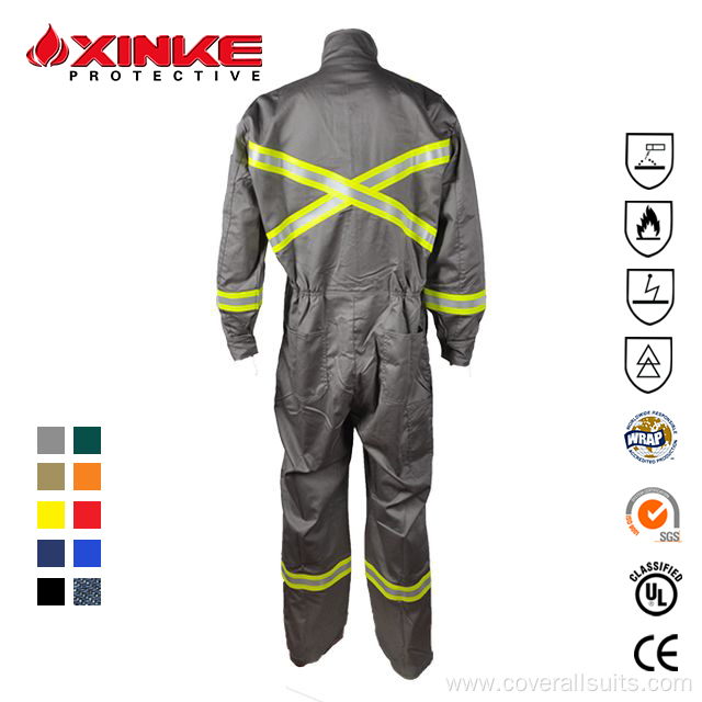 Fireproof safety mining coverall Welding protective coverall