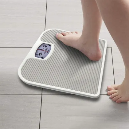 Anti-Skid Metal Mechanical Bathroom Scale for Body Balance Health