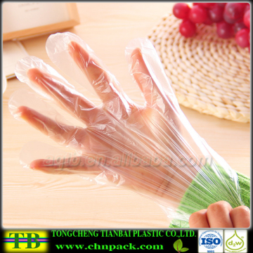 Cheap Transparent Disposable PE Dog Poop Gloves