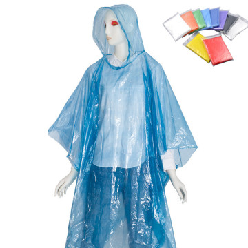 Plastic protective raincoat