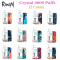 Fashional Randm Crystal 4600 Puffs vape caneta descartável