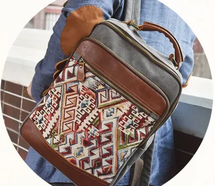 CANALOLO NATIONAL STYLE COMPUTER BAGS FASHION STUDENT BACKPACK