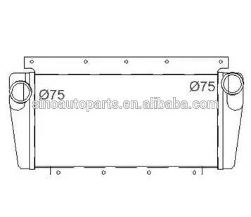 INTERCOOLER 4406-3501 1696920C1 FOR INTERNATIONAL SCHOOL BUS