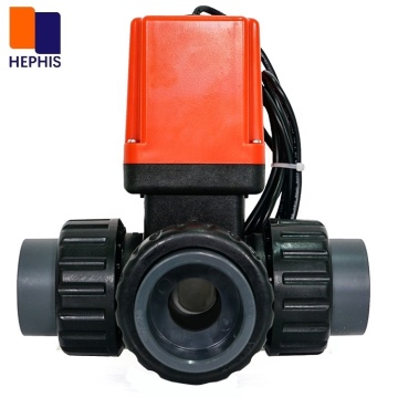 3 Wege l Typ SUS316L Ballventil für chemische Flüssigkeit: PPO/UPVC/CPVC/SUS304 DN15-DN80