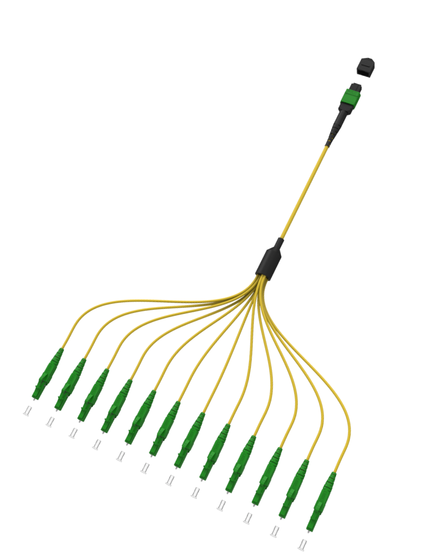 Fiber Optic MTP and MPO Breakout Cable