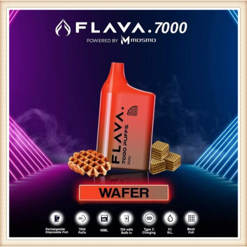 Flava 7000 퍼프 일회용 키트 700mAh