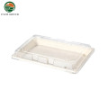 Takeaway Disposable Biodegradable Paper Sushi Box With Lids