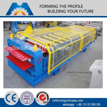 eu colour coated steel profile roofing sheet machine, roll forming machine for sale