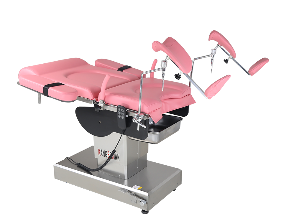 Electric gynecologic diagnostic bed