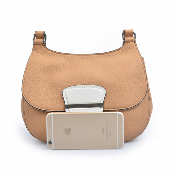 newest 2019 fashion hot saddle bag leather wild semi-circle shoulder small bag