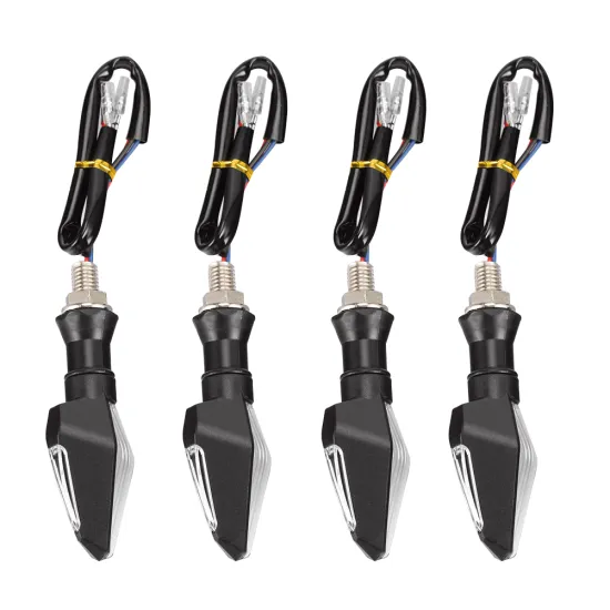 1Pcs Motorcycle Motorbike Smoke 14 LED Turn Signal Amber Lights Lamp Indicators