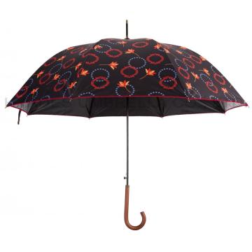 Women's Picot Lace Auto Open Dome Umbrella