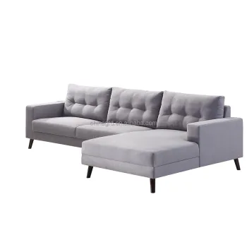 Elegant Modern Leather L Shape Corner Sofa - Luxury Sectional Furniture