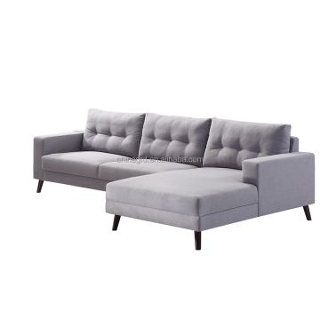 Elegant Modern Leather L Shape Corner Sofa - Luxury Sectional Furniture