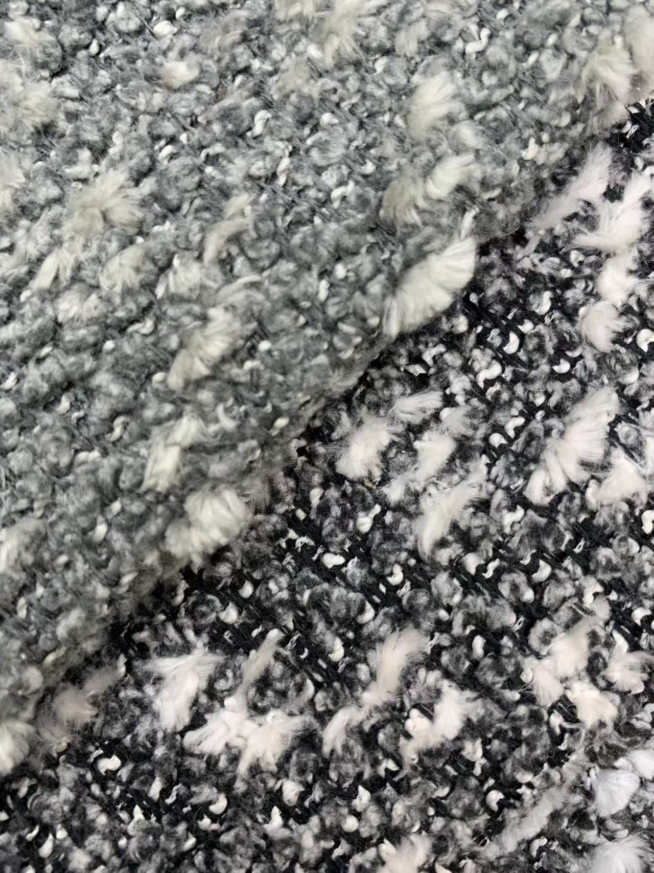 Thick Textured Bouclé Fabric for Sofa