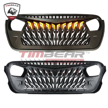 4x4 Off Road Front Car Grille Wings for Jeep Wrangler 2018-2022 JL JT
