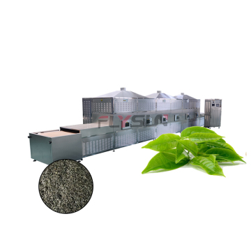 Industrial Continuous Mulberry Leaf Microwave Belt Dryer Tunnel Dehydrator