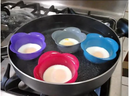 Microwave Safe BPA Free Silicone Egg Cooker