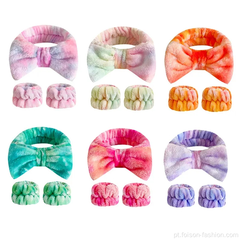 Banda colorida de cabelo de lava -lava