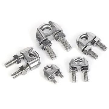 304 stainless steel malleable wire rope clip