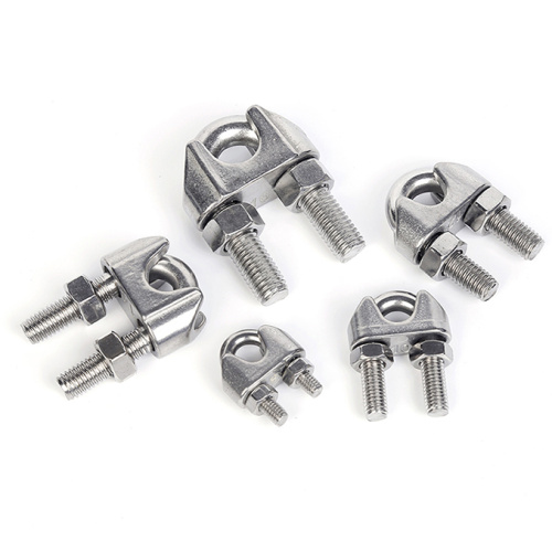 304 stainless steel malleable wire rope clip