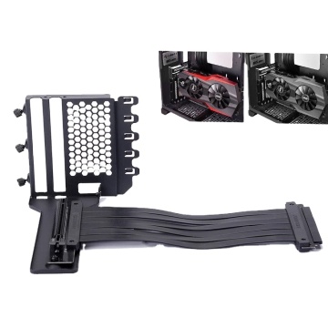 Phanteks GPU Vertical Mounting Bracket - Universal 7 PCI Slots with PCIe 16 3.0/4.0 Riser Cable
