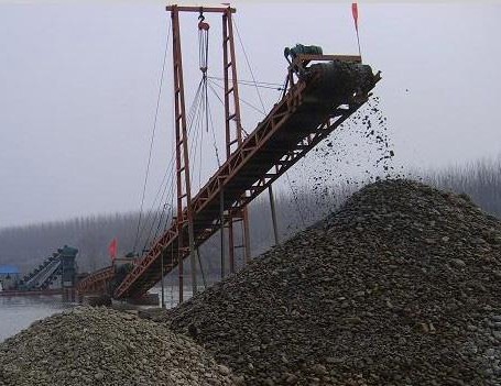 Chain Bucket Sand Dredger with Sand Washing Machinery