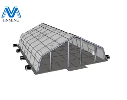 New design steel structure warehouse building