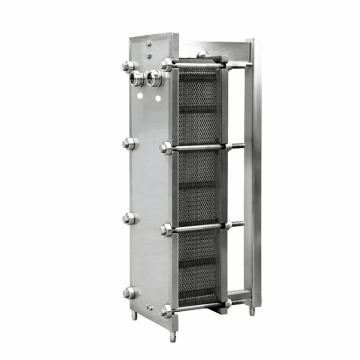 High Quality 304 Material Plate Heat Exchanger for Milk