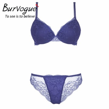 Fast Shipping Lace Fashion girl underwear set sexy intimate women bra lingerie Padded bra underwear with panties push up bra set