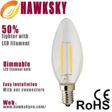 New Year Coming China Factory on Sale LED Filament Candle Light