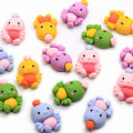 Resin Craft Kawaii Birds Multi Colors Cartoon Animal Artificial Charms Diy Keychain Art Decor Flat Back Cabochon Beads