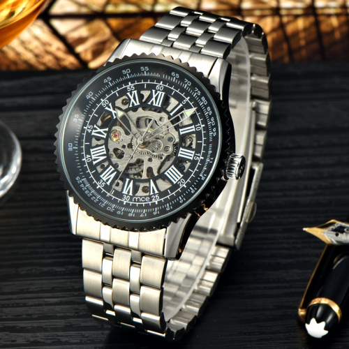 fashionable waterproof best cheap automatic men watches