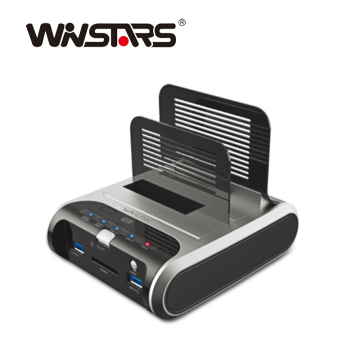 USB3.0 Dual Bay Docking Station for 2.5&3.5