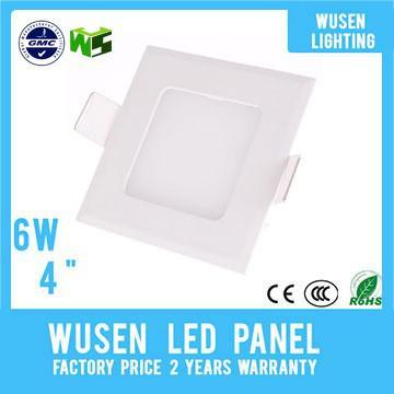 hot selling super thin white 6W Flat led panel lighting