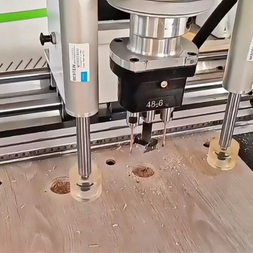 Automatic Vertical Hinge Drilling Machine for Wood Cabinet Doors