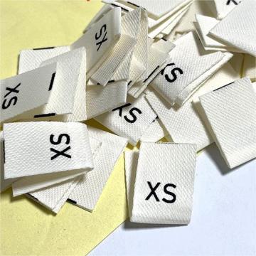 Neck Label for Garment: Printed Code Mark Size, Extinction Zone Type, Woven Labels in Stock