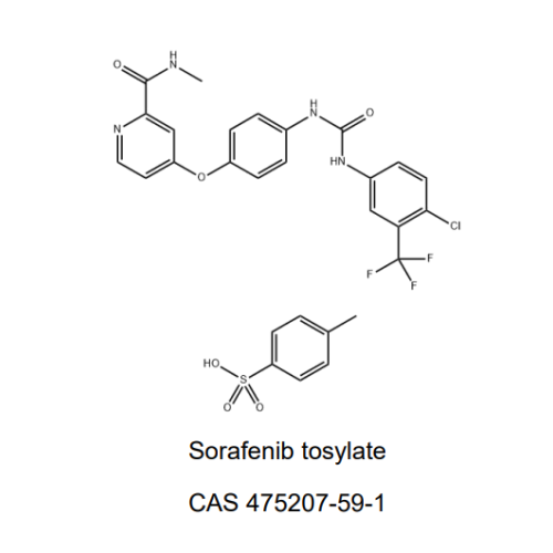 Farmaceutisk kvalitet Sorafenib Tosylate CAS: 475207-59-1