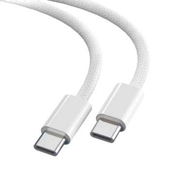 60W PD Quick Charge Type C to Type C Fast Charging Data Transfer Cable for iPhone 15, 16 & Android