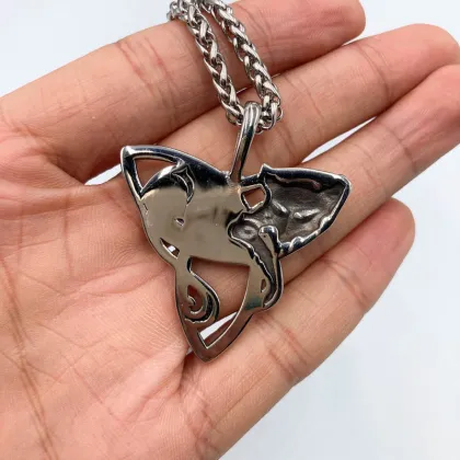 2024 Hot Sale Stainless Steel Nordic Viking Freya Pendant Necklace Gift for Women