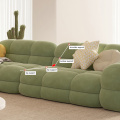 Green cotton candy living room cat scratch sofa