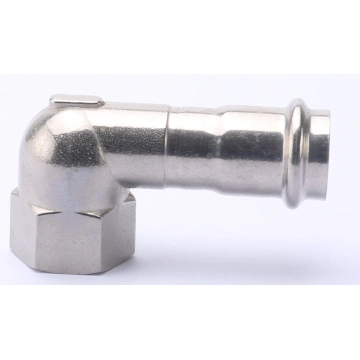 Stainless Steel V Profile Press Fittings Equal Tee Press Pipe Fitting V Profile Steel Elbow Press Fitting Manufacturer In China