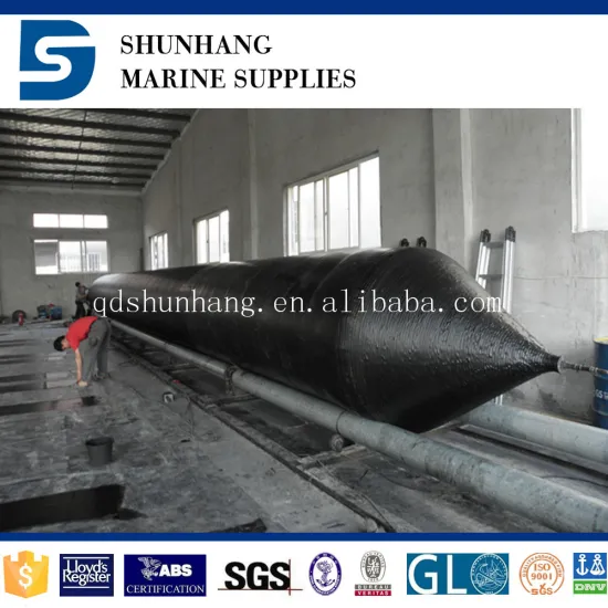 floating pontoon tubes inflatable marine rubber airbags for ship