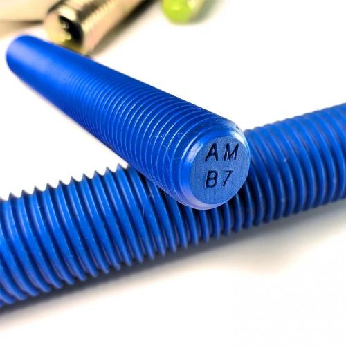 High Strength Fully Threaded Studs ASME A193 high-strength B7 high-pressure resistant studs Manufactory
